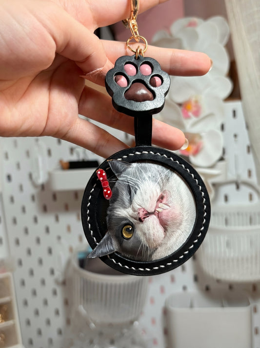 Handmade Leather Pet Portrait