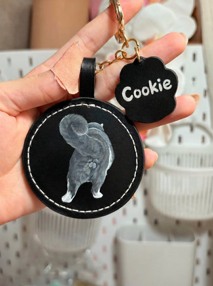Handmade Leather Pet Portrait