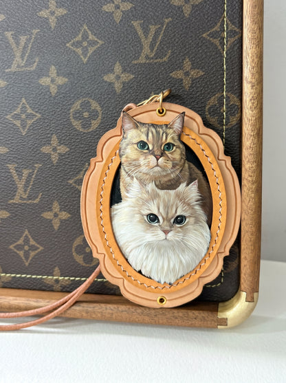 Full-Body Handmade Leather Pet Portrait