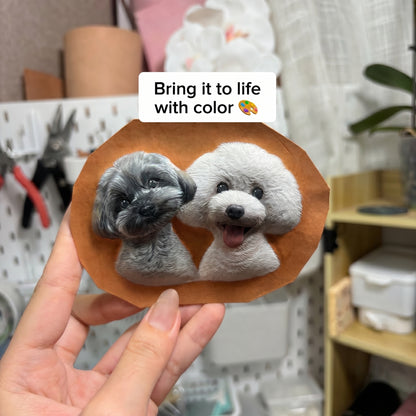 Handmade Double Pet Portrait