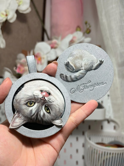 Handmade Leather Pet Portrait