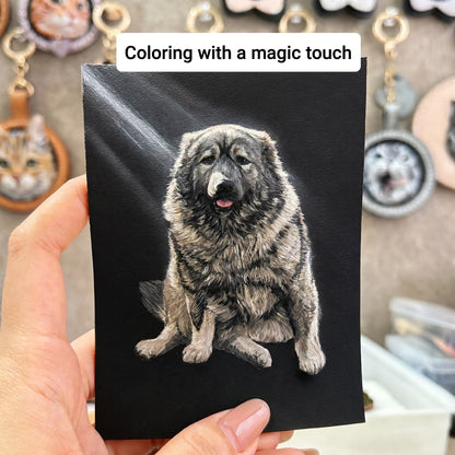 Full-Body Handmade Leather Pet Portrait